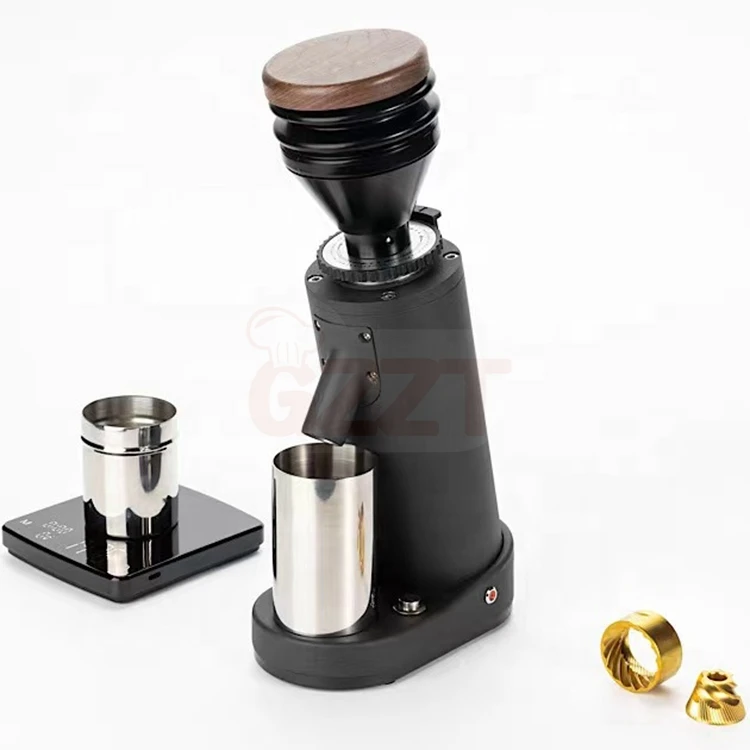 

Electric Espresso Titanium Conical Burr Coffee Grinder Electric Mill Bean Grinder No Residue Powder Grinder