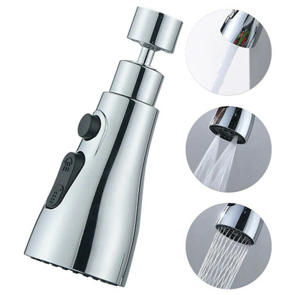 

Kitchen Water Faucet Sprayer Head 3 Functions Kitchen Tap Water Tap Head G1/2 Water-Saving Sink Aerator Shower Faucet Nozzle