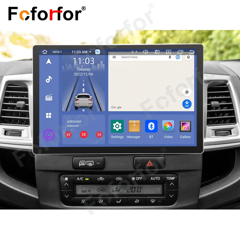 

13,3 ''Android 12 8 + 256G для Toyota Hilux 2005-2014 автомобильное радио, экран, мультимедийный плеер, автомобильный мультимедийный плеер, GPS-навигация, стерео