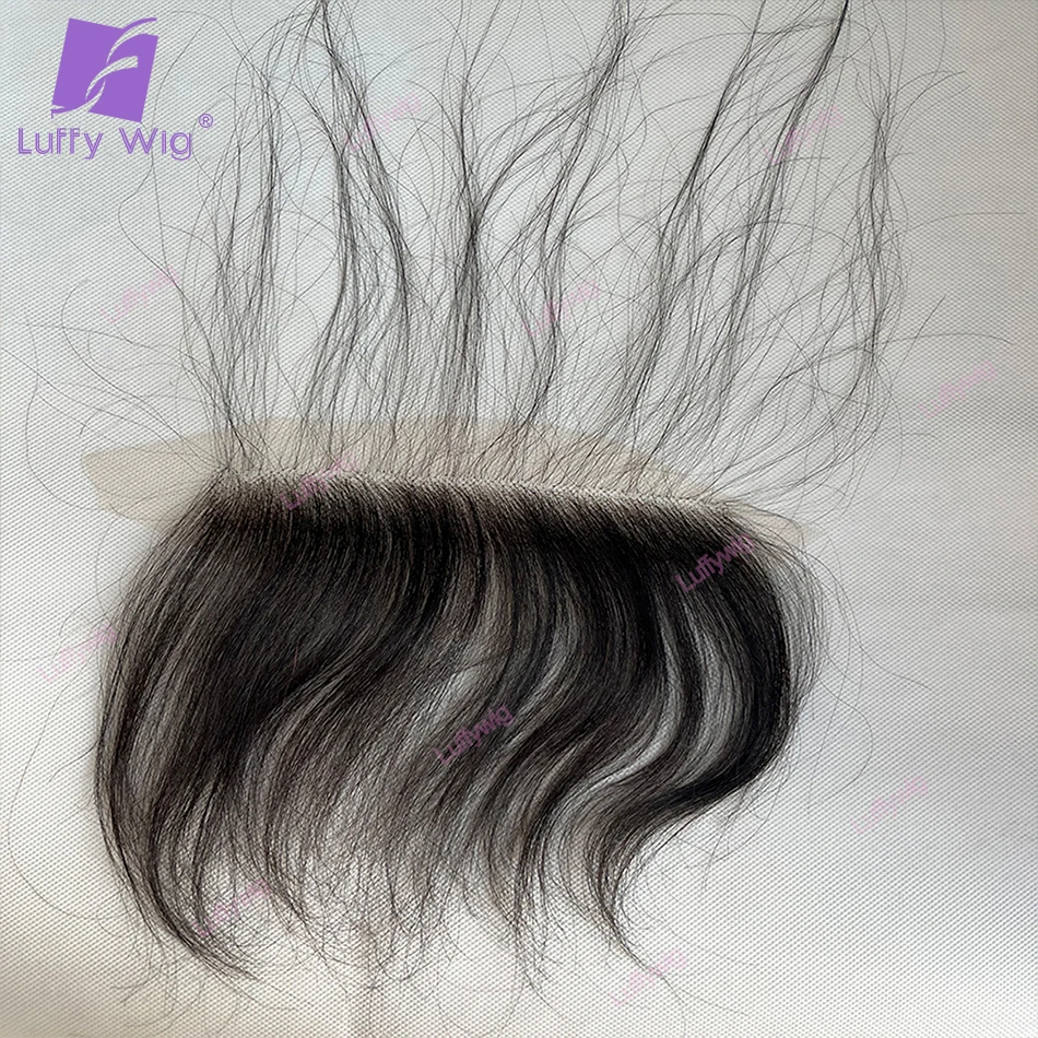 

HD Lace Hairline With Baby Hair 6x1 Replacement Forehead Fringe Bangs Swiss Lace Edges Hairpieces Remy Human Hair For Women