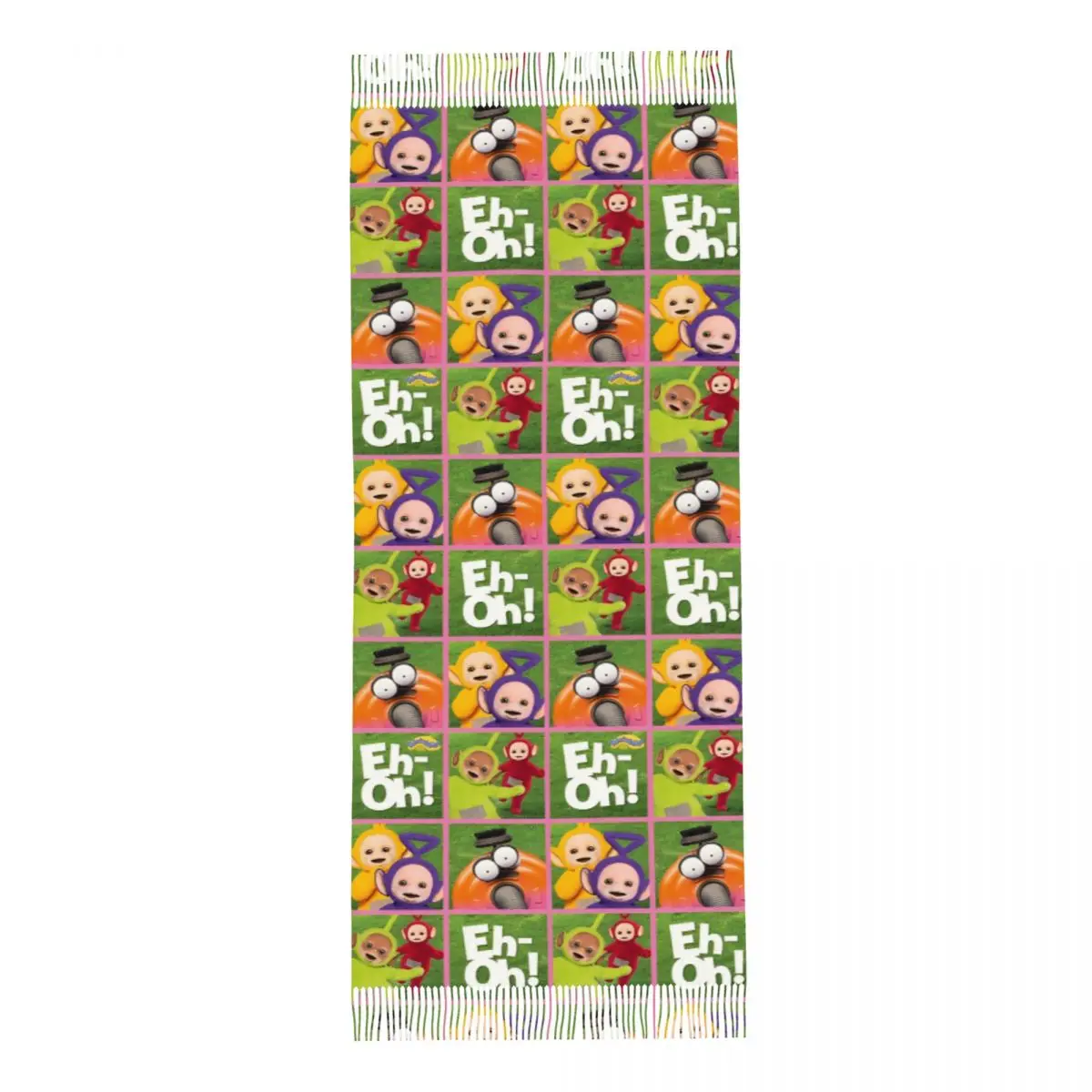 Teletbies ubtinky Winky Laa-Laa шаль для женщин Зимний теплый большой мягкий шарф милый