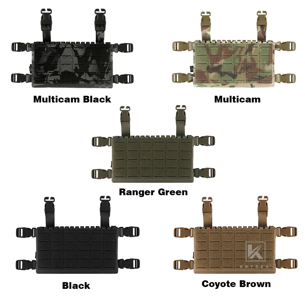KRYDEX Тактическая планиртка MK5 Micro Fight Chassis Лазерная резка MOLLE Панель 5,56 MP7 Плакат журналов для нагрудного снаряжения Жилет Охотничье снаряжение (art.: 3920cfb559e4f) - 3920cfb559e4f