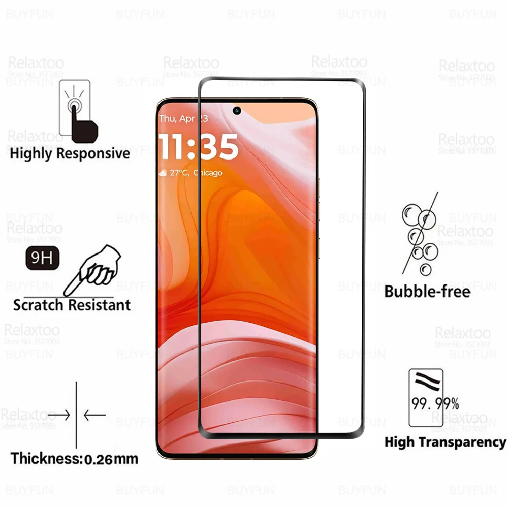 Edge 50 Изогнутое стекло 6To1 Камера Закаленное для Motorola Edge50 Fusion Pro Ultra 50Fusion 5G Защитная