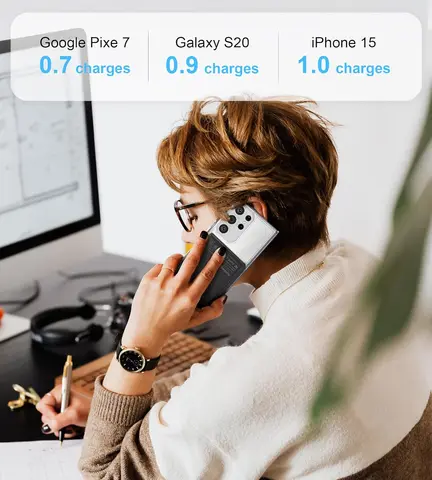 Ультратонкое магнитное портативное зарядное устройство со встроенным кабелем USB-C Power Bank 5000 мАч для Magsafe iPhone Samsung Xiaomi Wired Small