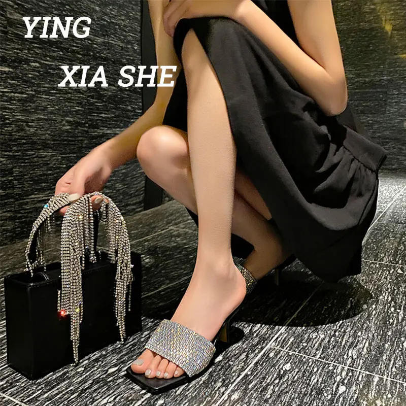 

High quality women's shoes Rhinestones with high heels
