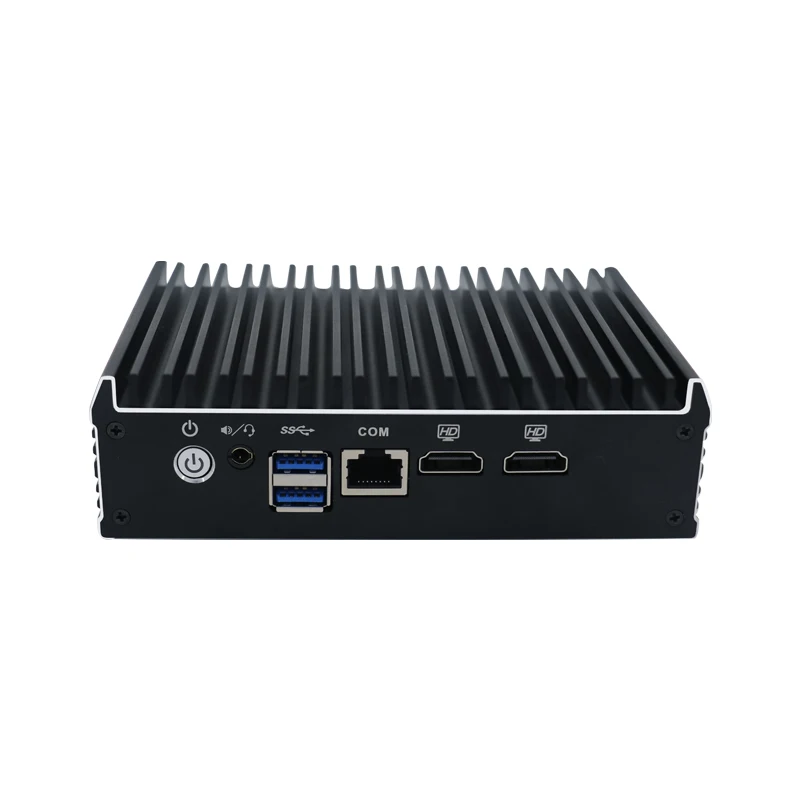 Yanling Intel Celeron J3160 четырехъядерный безвентиляторный мини-ПК 4 гигабитная LAN 2 * HD pfSense