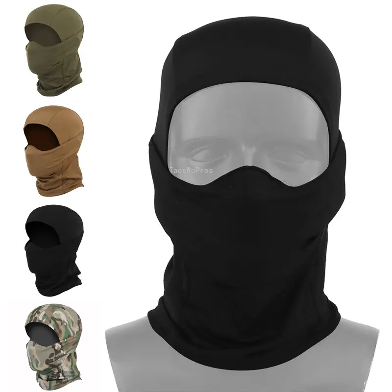 

Балаклава в стиле милитари, маска для охоты, стрельбы, пейнтбола, страйкбола, дышащая полумаска для лица, тактические боевые головные уборы, маски