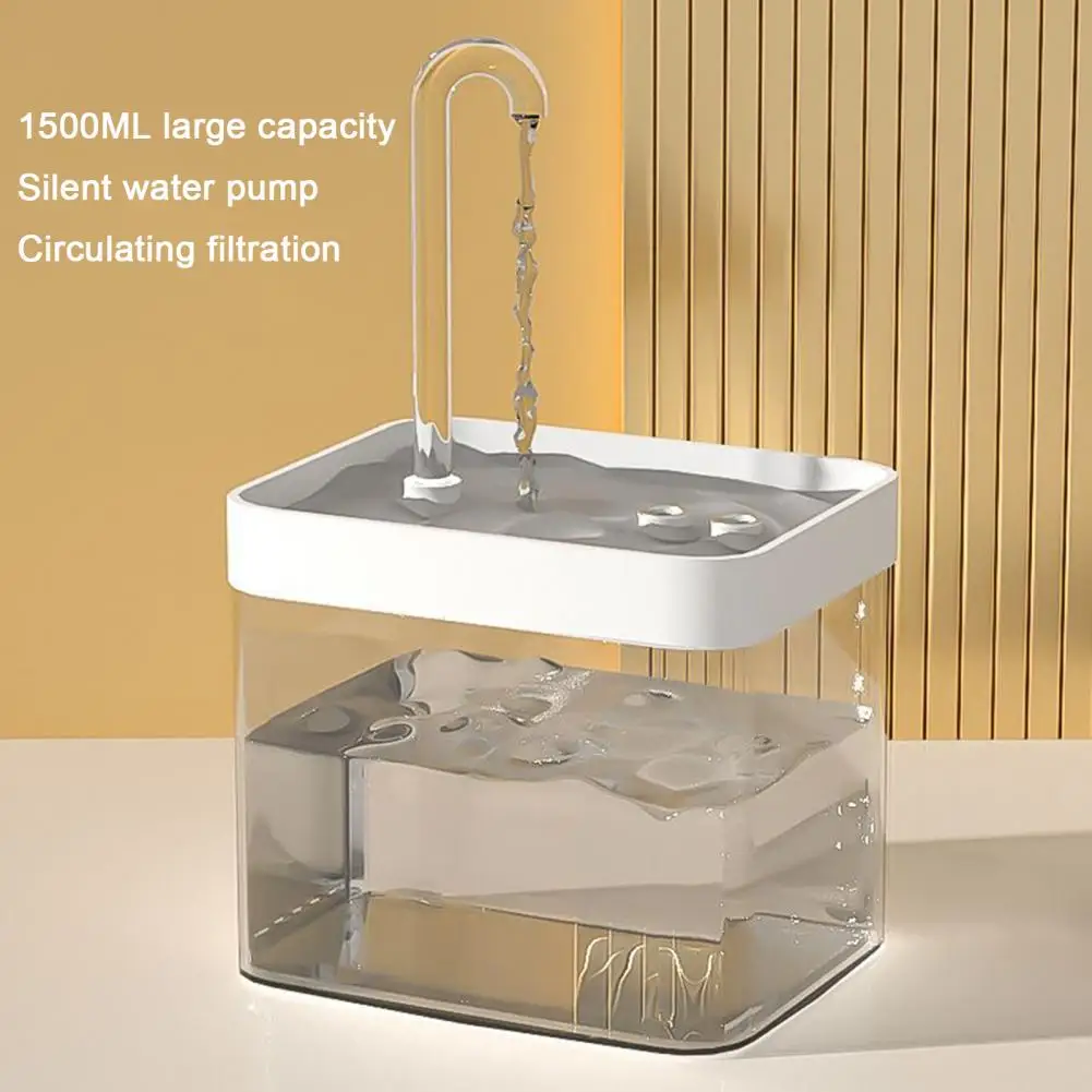 

Durable PET Intelligent Vertical Pet Drinking Fountain Automatic Circulation Flow Sturdy Pet Water Fountain Home Supply