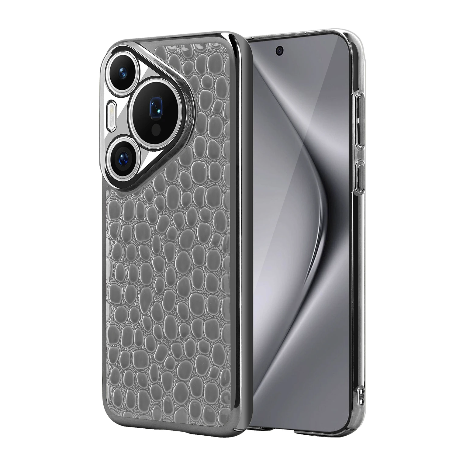 Чехол для телефона из искусственной кожи со змеиным крокодиловым узором Huawei P40 P50