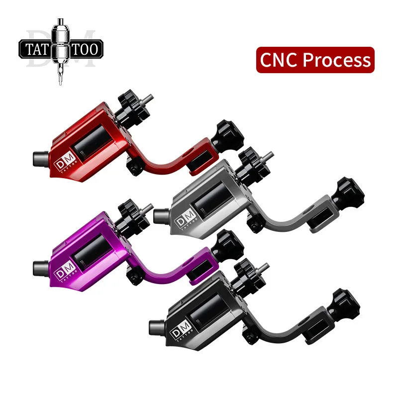 

Professional RCA connector Rotary Tattoo Gun Carved CNC Powerful Motor Tattoo Machine for Tattoo Artists