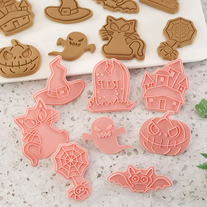 

Christmas Cookie Cutter Cartoon Cute Silicone Biscuit Mold Baking Mold Navidad New Year Party Cake Decoration Kitchen