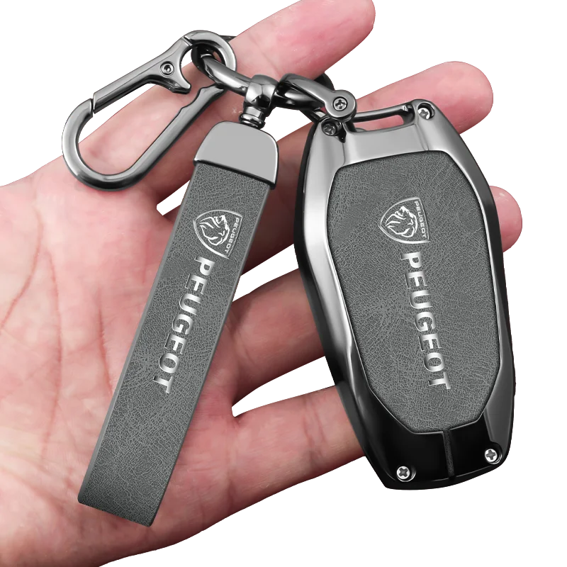 Автомобильный смарт-чехол из цинкового сплава сумка для ключей держатель Peugeot 2008
