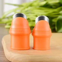 1set silicone finger protector knife set vegetable fruit pickle picker iron nail pick grape picker for garden orchard patch