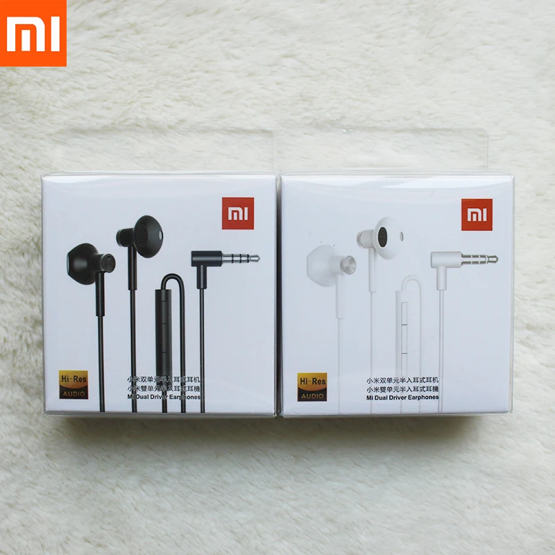 Наушники Mi Dual Driver для Xiaomi CC9 Pro A3 Lite Poco M3 M2 F2 F1 X3 NFC Redmi K20 с микрофоном и проводным