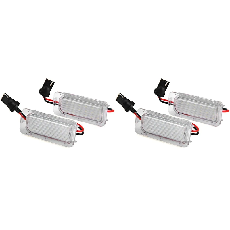 

4X Car LED License Plate Light For Jaguar XF X250 XJ X351