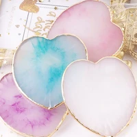 pink stamp pads round square marble pads leaves wax stamp pads irregular shapes wedding greeting cards decorative accessories