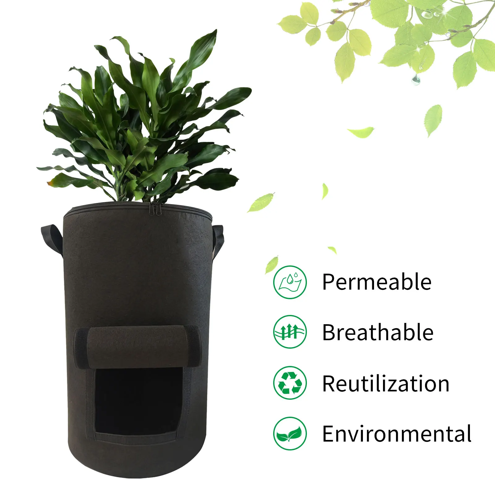 

1 шт., увлажняющие пакеты для выращивания растений, 15/33 галлонов