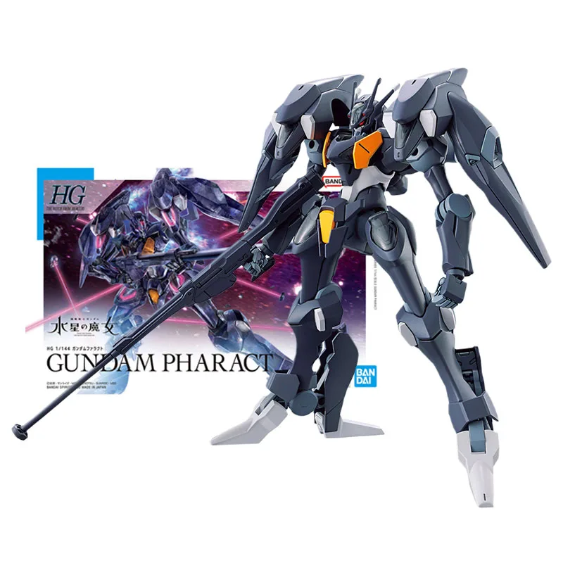 Bandai Genuine Gundam Model Anime Figure HGUC 1/144 The Witch from Mercury Gundam Pharact Collection Gunpla Anime Action Figure