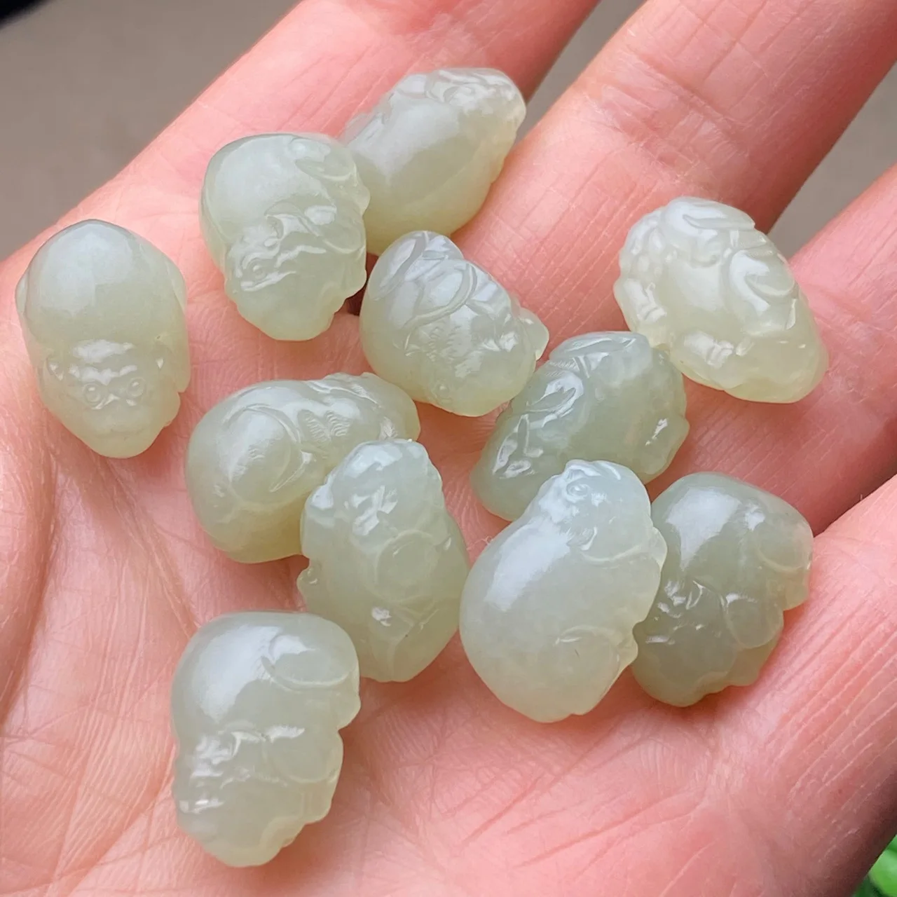 

11*12*18mm Genuine Chinese Hetian Jades Nephrite Pixiu Beads For Jewelry Making Diy Bracelet Charms Necklace Pendant Accessories