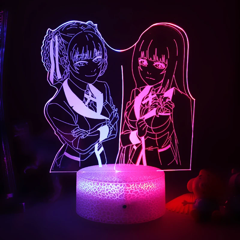 

Anime Darling In The Franxx Zero Two Colorful Tone Lamp Two for Kid Bedroom Deco Birthday Gift Manga Zero Two Two Tone Led Light
