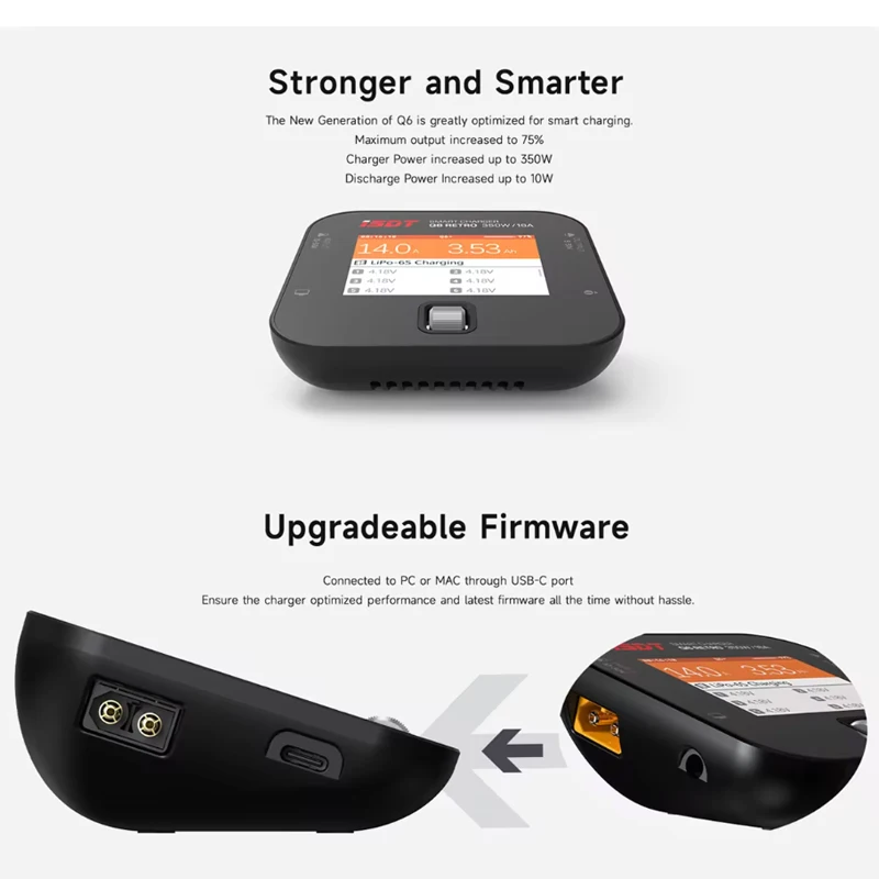 Балансирующее устройство для литий-полимерных аккумуляторов ISDT Q6 350 Вт 16 А