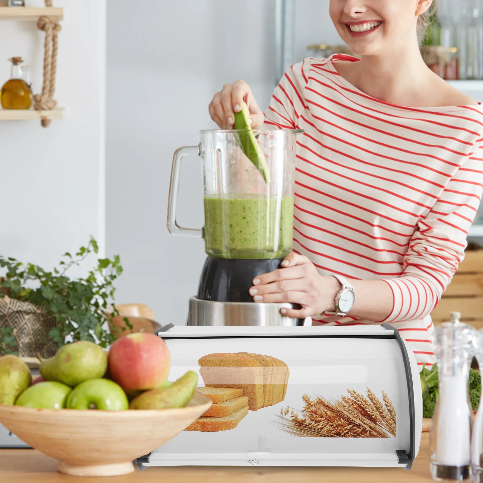 Печатная коробка для хлеба контейнеры хранения металлические кухонной