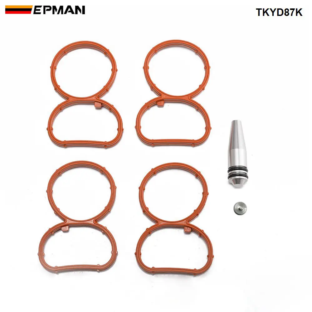 

EPMAN впускной вихревой заслонки, удаление пустой заглушки, металлическая пробка с прокладками коллектора, ремонтный комплект для BMW N47 TKYD87K