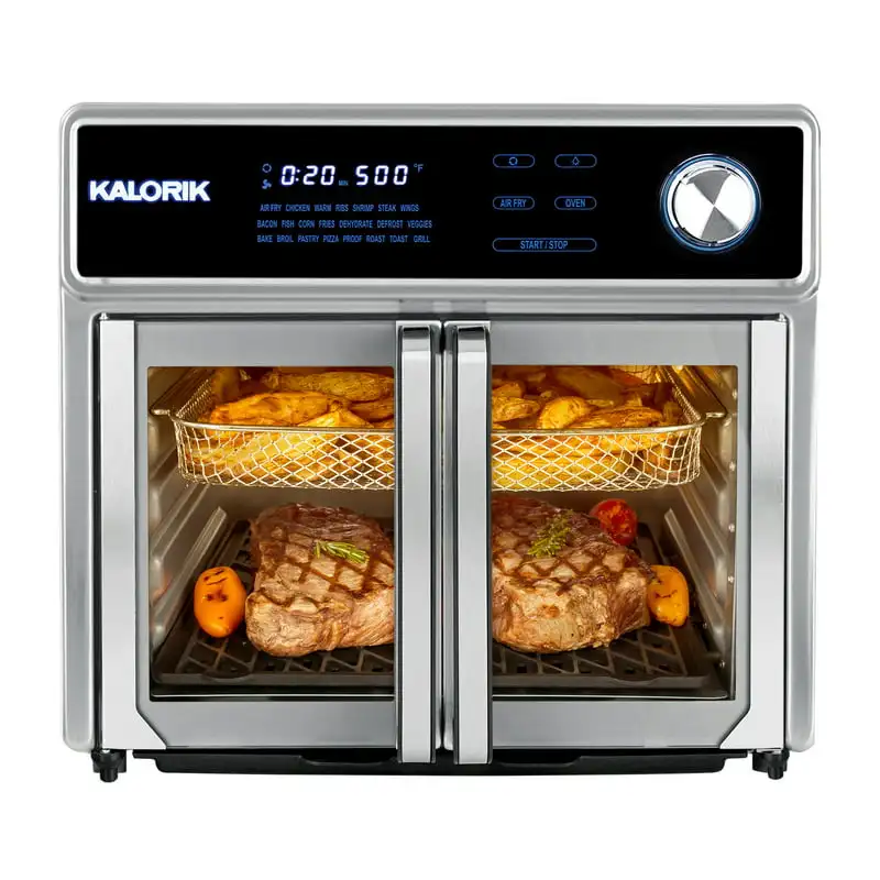 

Maxx® 26 Qt Digital Air Fryer Oven Grill, Stainless Steel