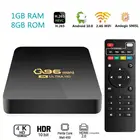 4K H265 ТВ-приставка Q96 Mini Smart Set Top Box Amlogic S905L четырехъядерный медиаплеер домашний кинотеатр 2,4G WIFI медиаплеер Приставка Smart TV