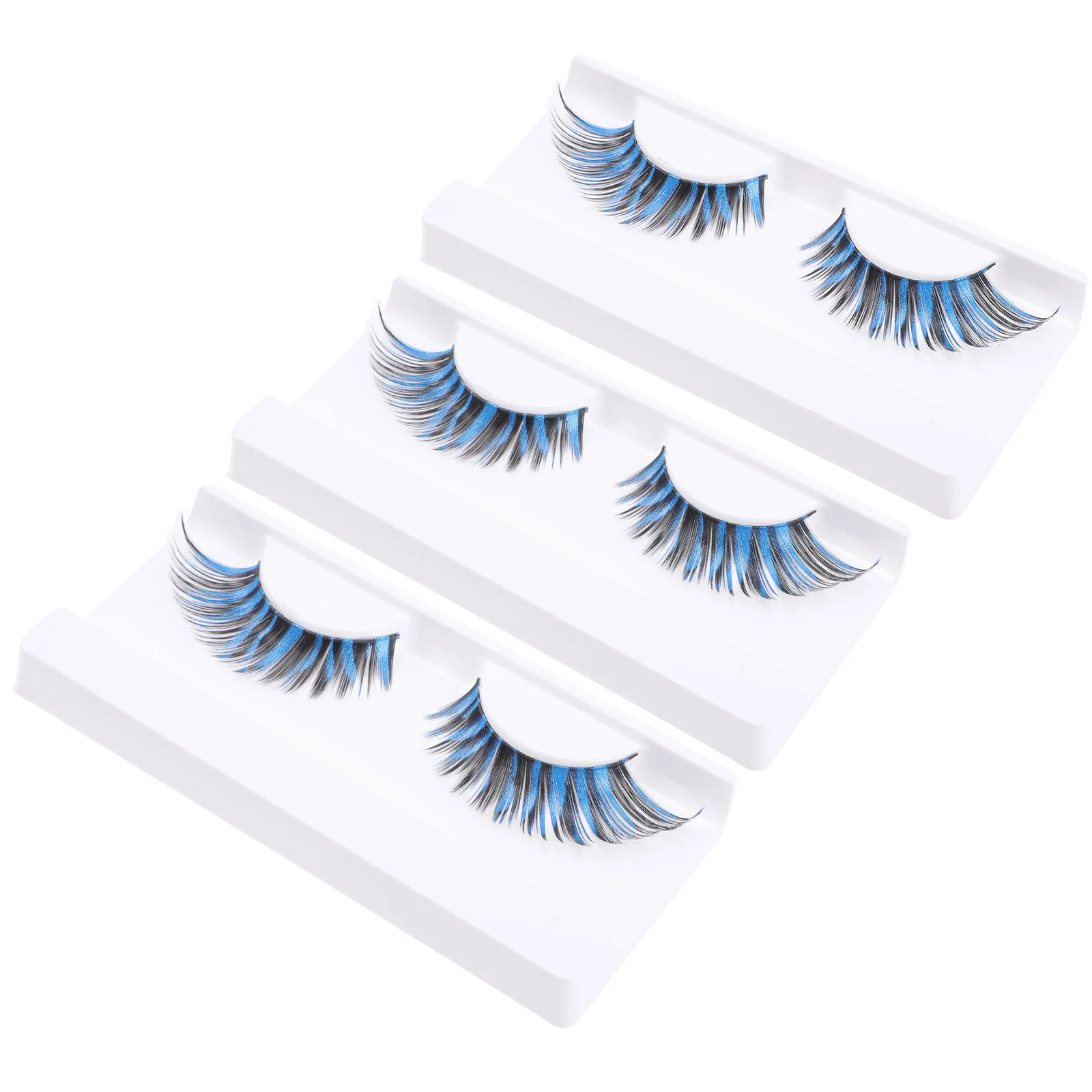 

3 Pairs False Eyelashes Dramatic Fake Lashes 3D Eye Beauty Lashes
