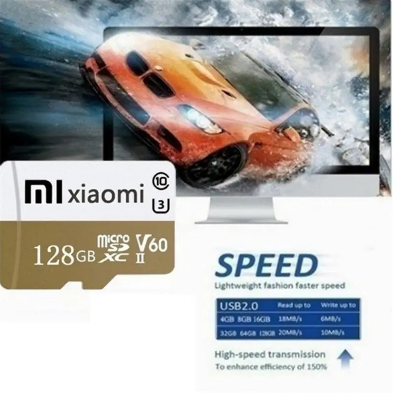 Micro TF SD карта памяти XIAOMI класс 10 512 ГБ 128 32 64 256 |