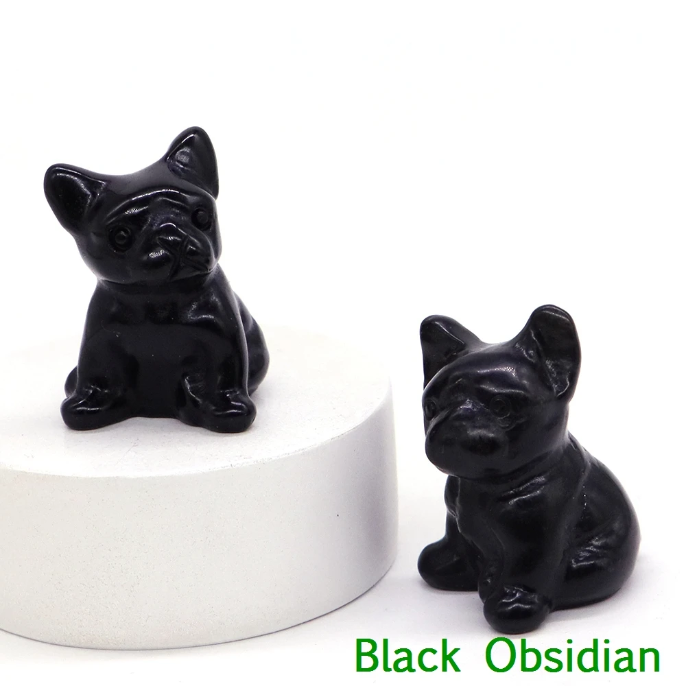 Статуэтка бульдога из кристаллов 1.2 дюйма