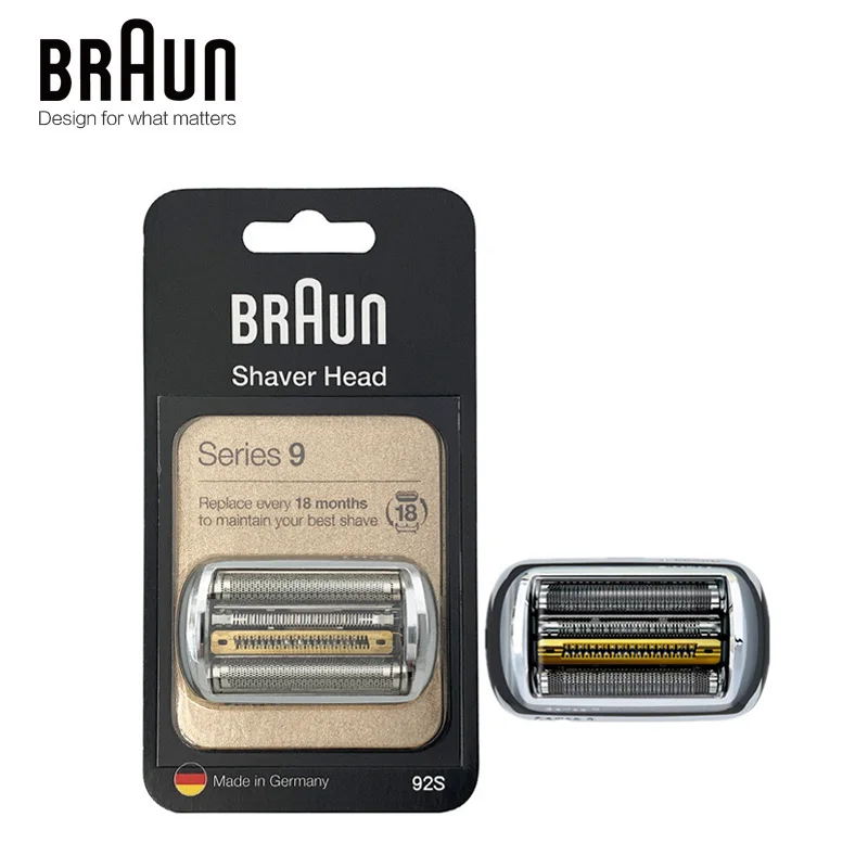 Braun 92S Replacement Razor Blade Shaver Head Cassette for Braun Series 9 Electric Shaver 9355s 9030s 9040s 9050cc 9090cc 9095cc