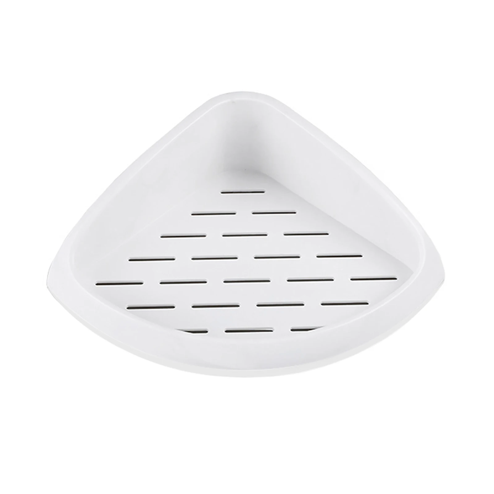 

Triangle Corner Accessories Wall Mounted Punch Free Holder Storage Rack Basket Shower Gel Modern Draining Bathroom Shelf Lotions