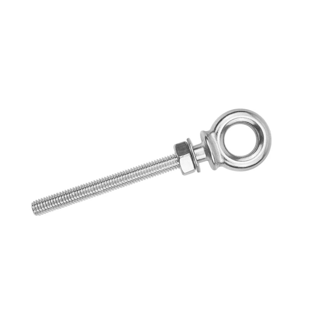 

Stainless Steel M10 Eye Bolt Reusable Heavy Duty Eyebolt Window Cable Screws Hanging Tools Fasterners Accessories
