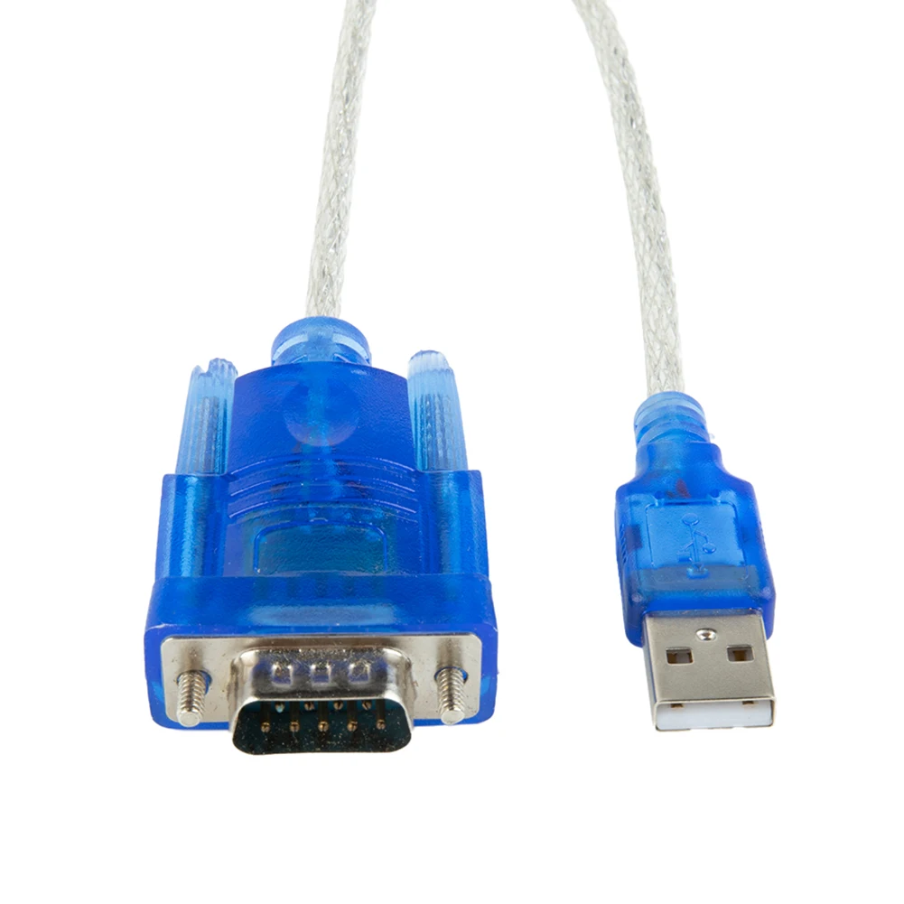 

Кабель-адаптер USB 2,0 на последовательный RS323 DB9 9Pin, 2,6 фута, шнур, КПК, GPS конвертер, USB 2,0, тип А, штекер на DB9, штекер, синий