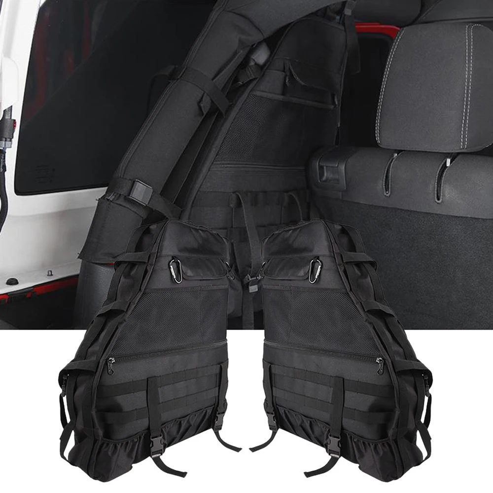 

Multifunctional Roll Bar Storage Bag Cage for 97-2019 Jee p Wran gler JK JKU TJ LJ 4-Door with Multi-Pockets Organizer Cargo Bag