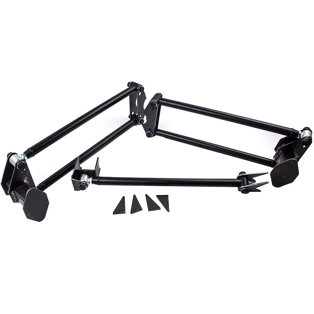 

Universal Weld-On Parallel 4 Link Suspension Kit for Rod Rat Truck Car Air Ride