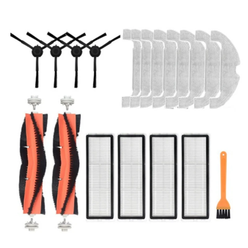 

For Dreame Bot Z10 Pro L10 Plus Accessories Kit Side Brush Filter Mop Cleaning Cloth Xiaomi Vacuum Cleaner Spare Parts
