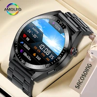 2022 new 454454 screen smart watch men always display the time bluetooth call local music men smartwatch for huawei xiaomi box