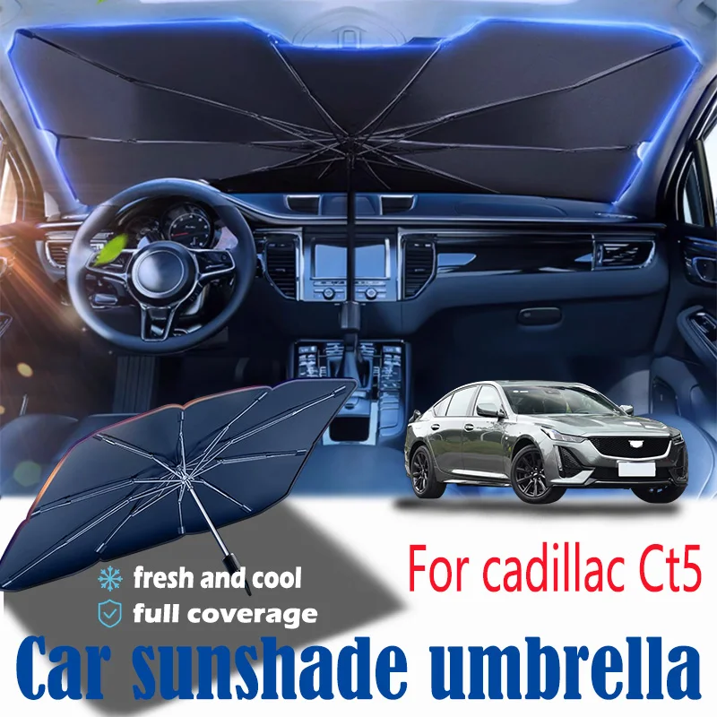 Для передней панели лобового стекла Cadillac Ct5 солнцезащитного козырька летние