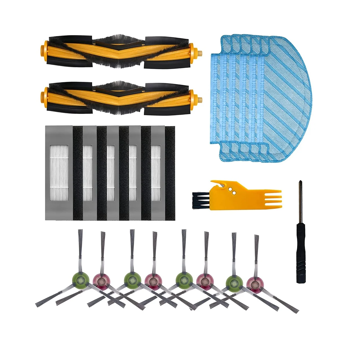 Роликовая щетка Сменные аксессуары для очистки пылесоса Deebot N8/+ Pro/Pro + OZMO T8/T8 +/T9/T9