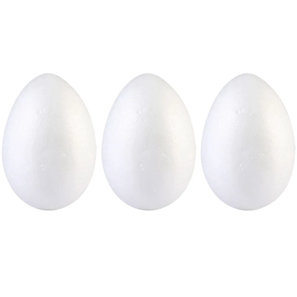

3 PCS Wedding Decorations Hanging Egg Craft Toys DIY Egg Spring Decorations Home Children Play Eggs Decorate Foam Eggs