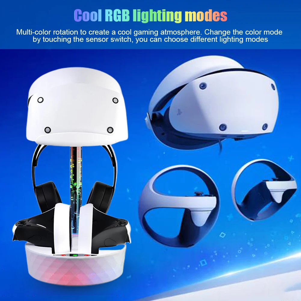 Зарядная док-станция с RGB-подсветкой геймпад подставка для зарядки очки игровой
