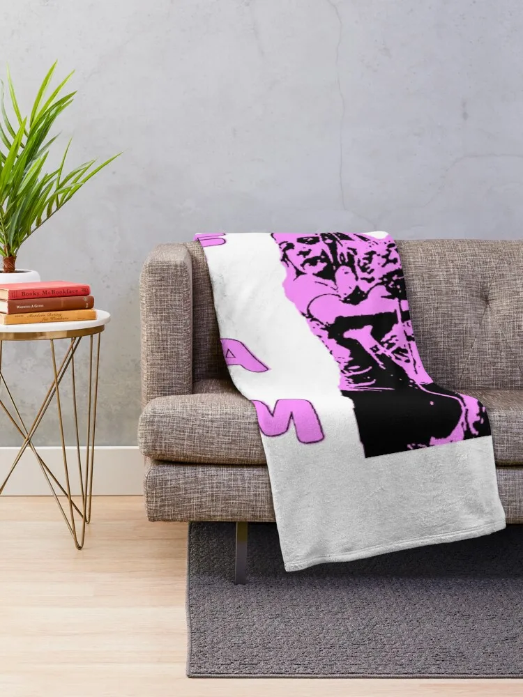 Подарочное розовое летнее одеяло с изображением Фреда и Мэри Сем детское