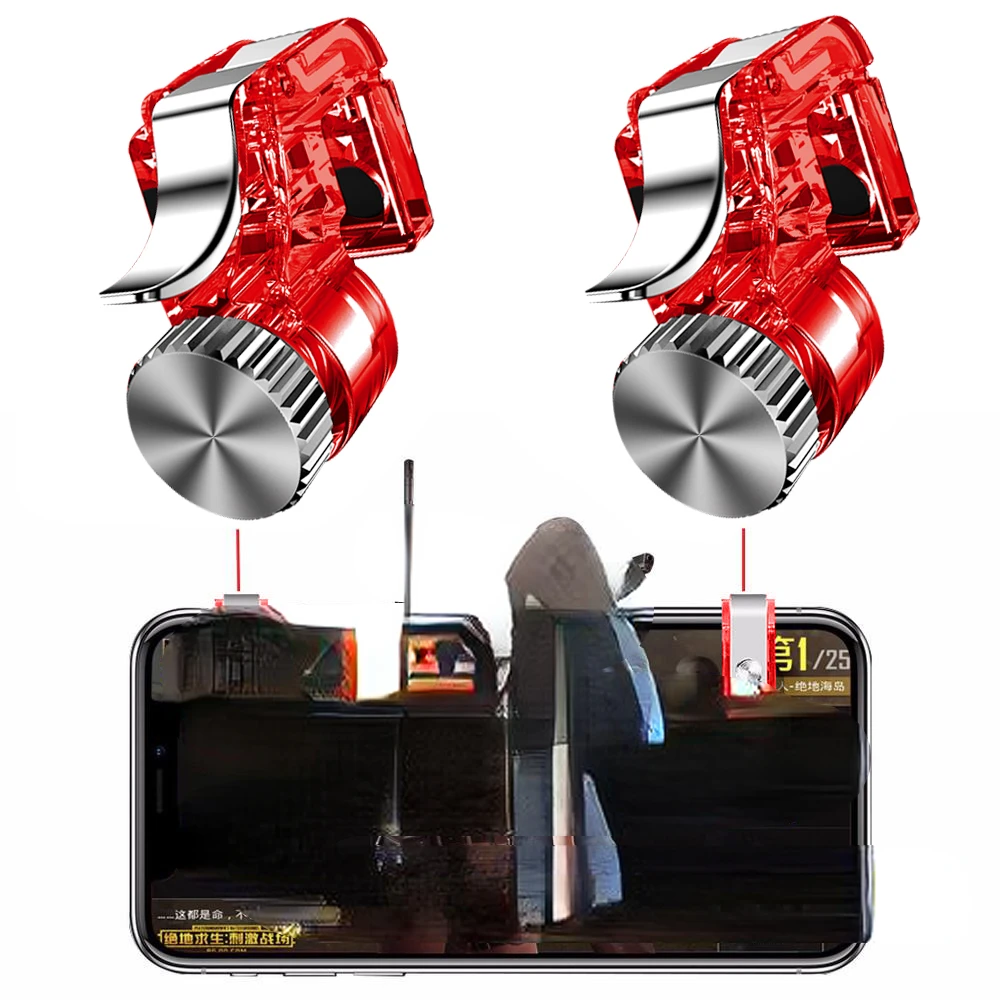 

Новинка, пара геймпадов, джойстик для PUBG, джойстик, триггер, кнопка огня, цель L1, R1, ключ L1R1, шутер, контроллер кончиков пальцев для игр pubg