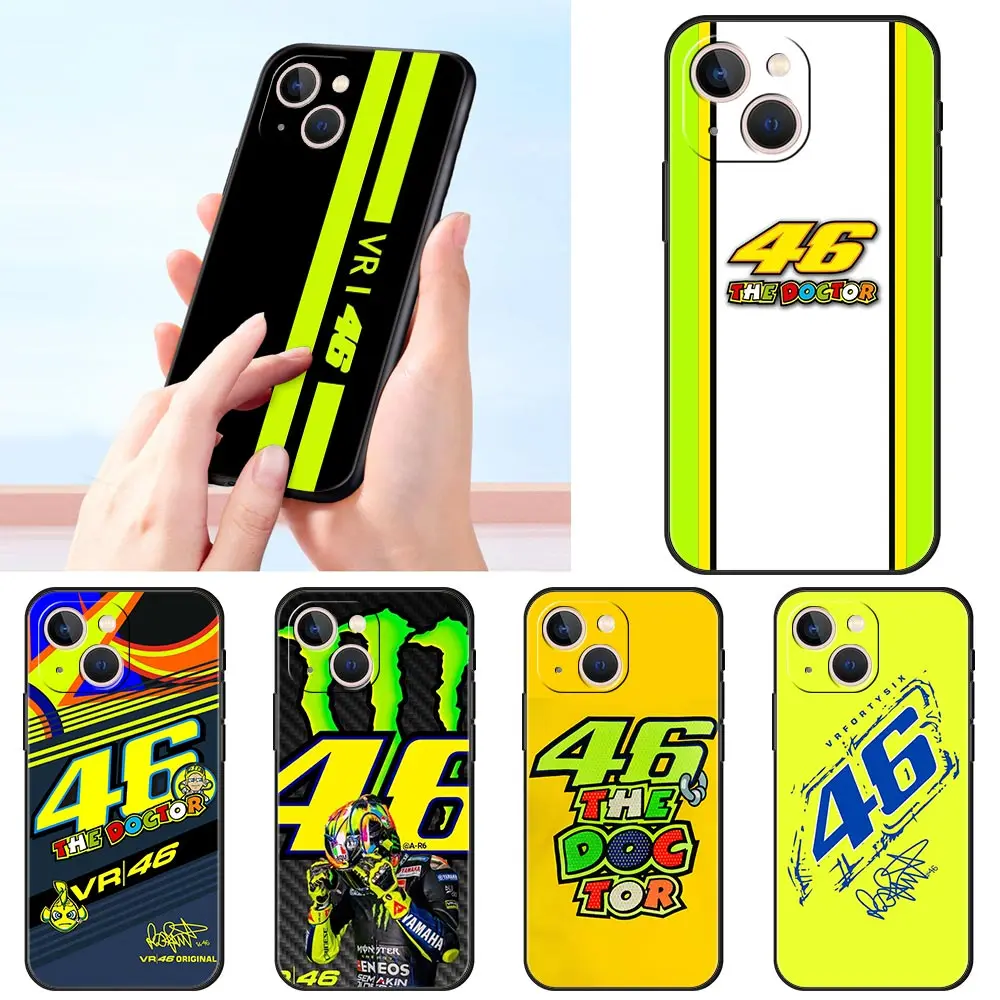 

Forever R-Rossis-46 racing motorcycle phone case For pixel 6 A iPhone 13 12 mini 11 pro xs max X XR 5 6 7 8 plus