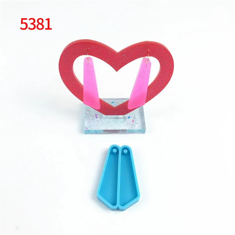 

DIY Knife Type Earring Jewelry Resin Epoxy Mold For Bracket Decoration Making