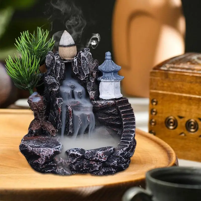 Подставка для ароматических благовоний из смолы ароматизатор Водопад