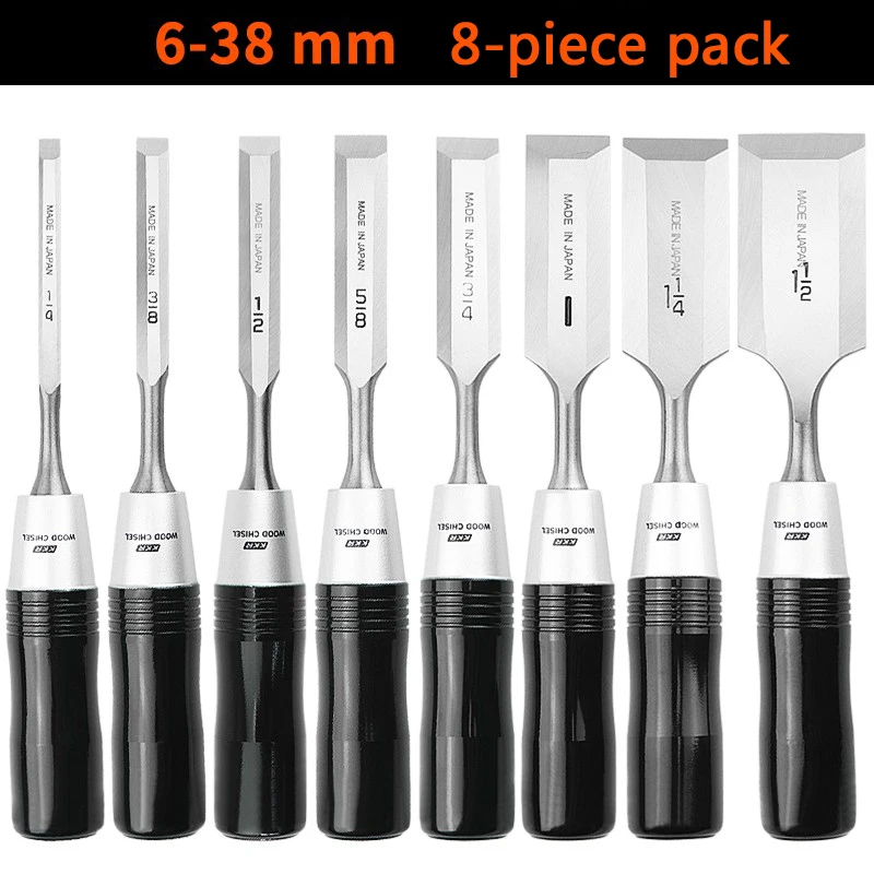 Professional Manganese Steel Guitar Chisel Tools Assorted Wood Working Carving Chisels Rugged Handle Gouge Skew Sculpting Tool